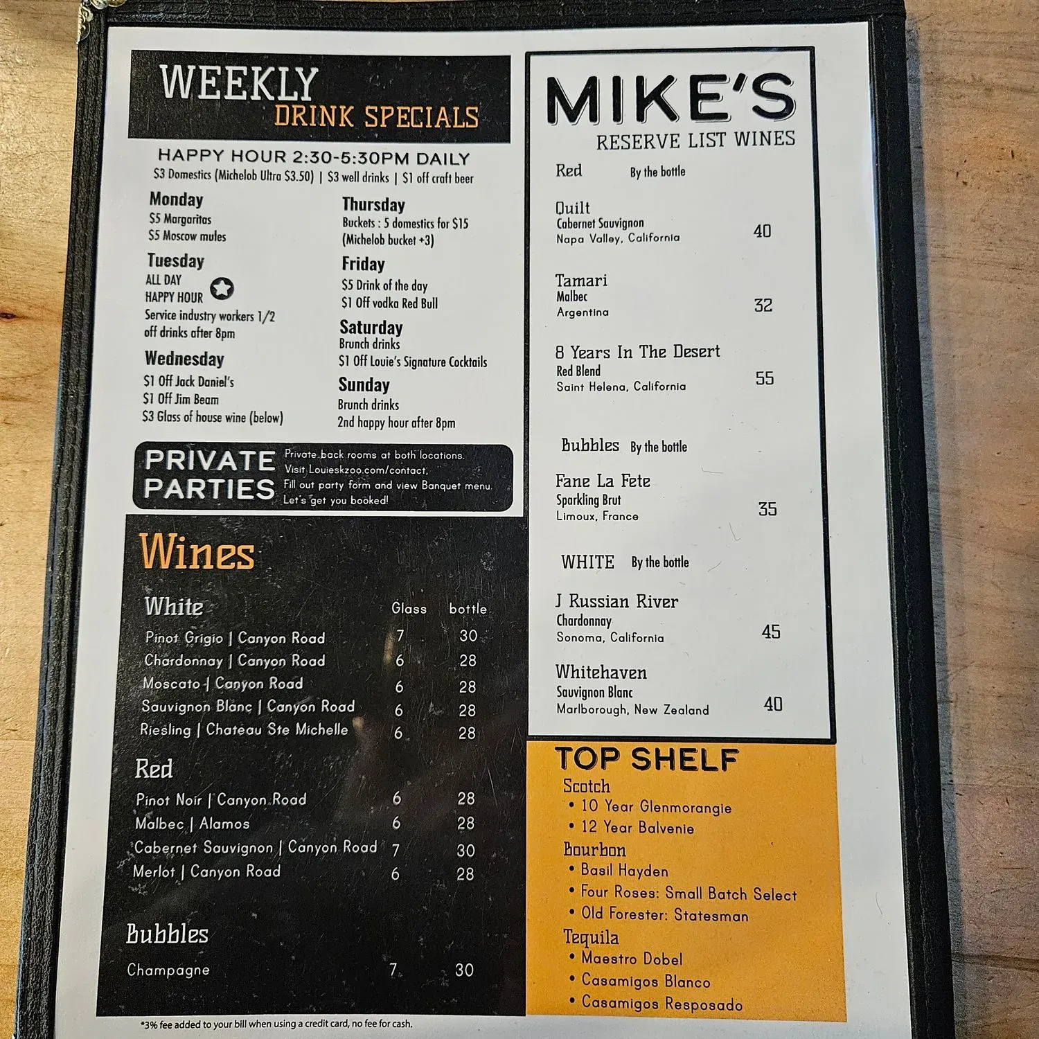 Menu 4