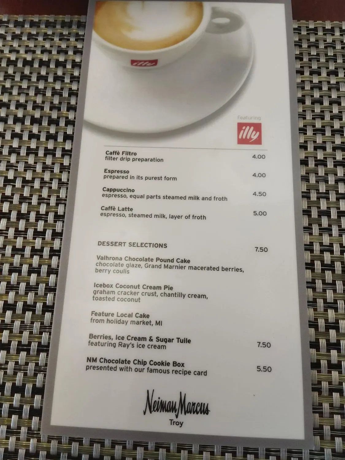 Menu 4