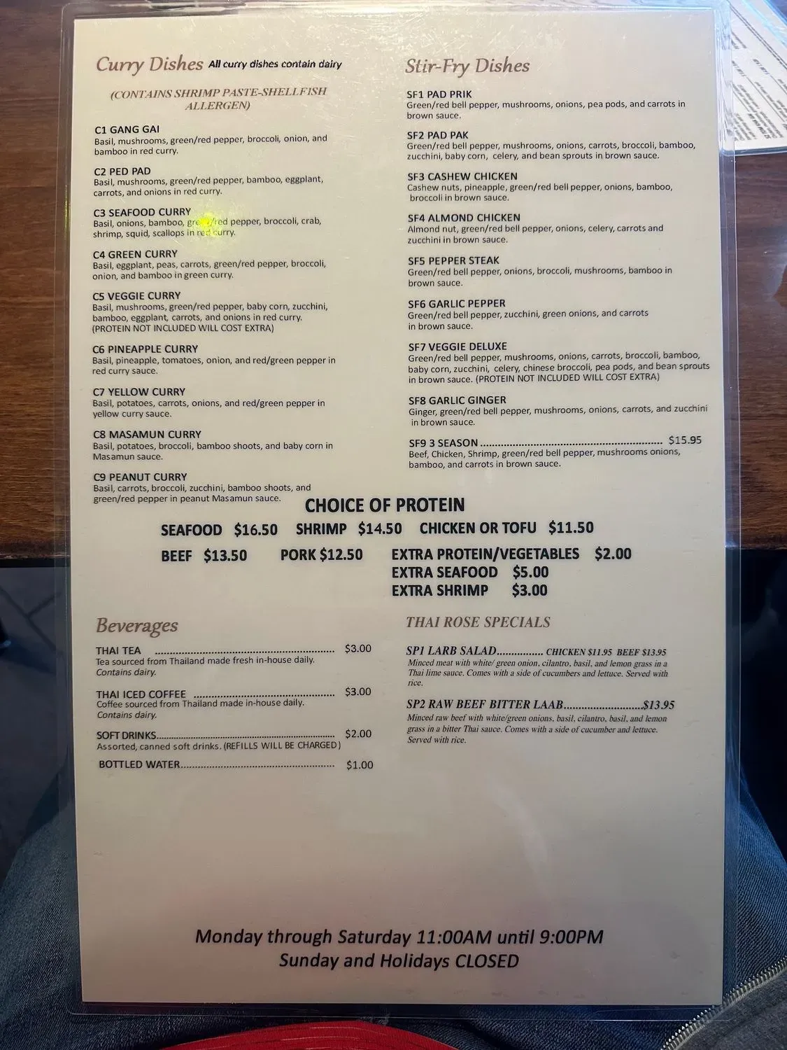 Menu 5