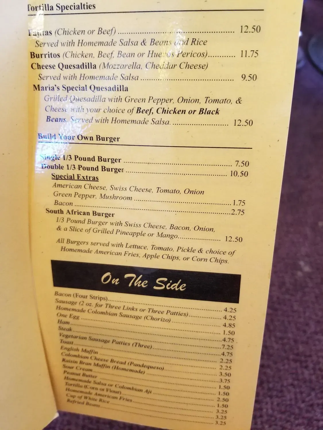 Menu 5