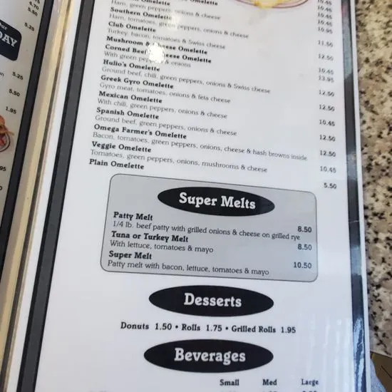 Omega Coney Island Menu Detroit MI Checkle