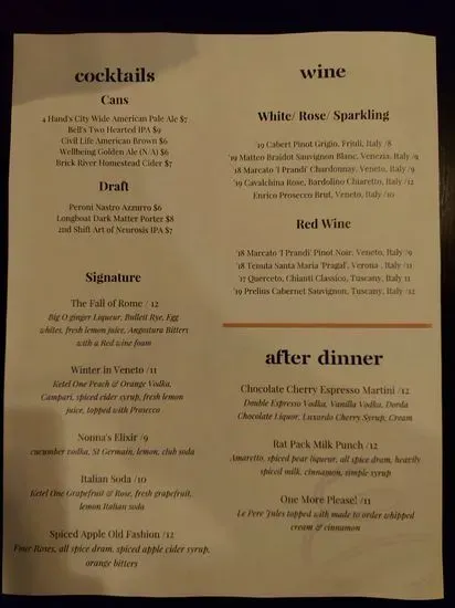 Menu 4