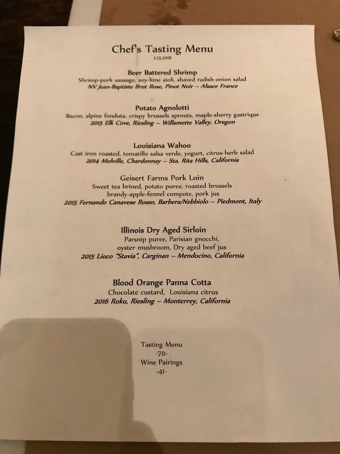 Menu 2