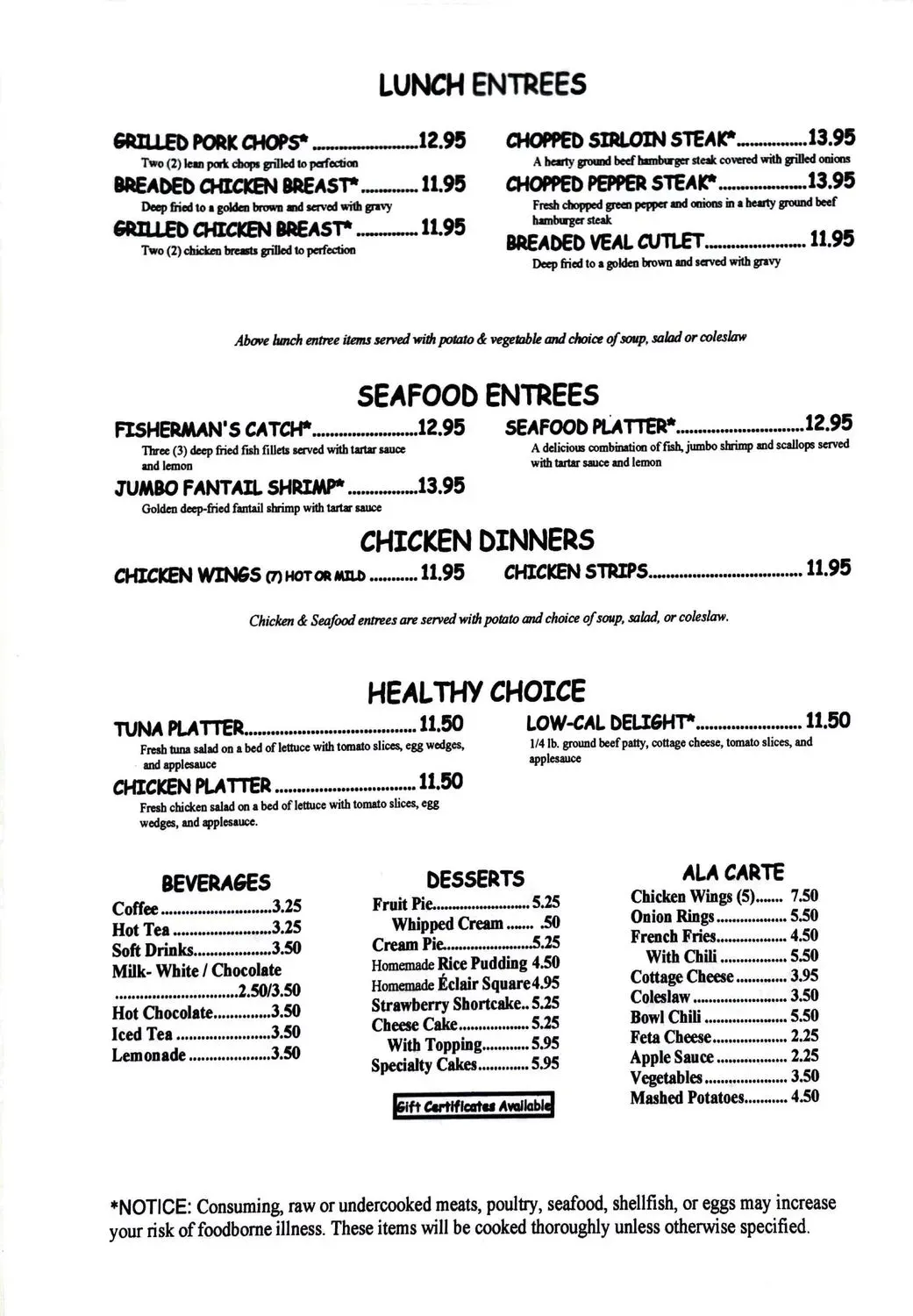 Menu 4