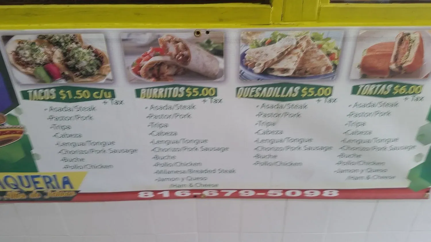 Menu 6