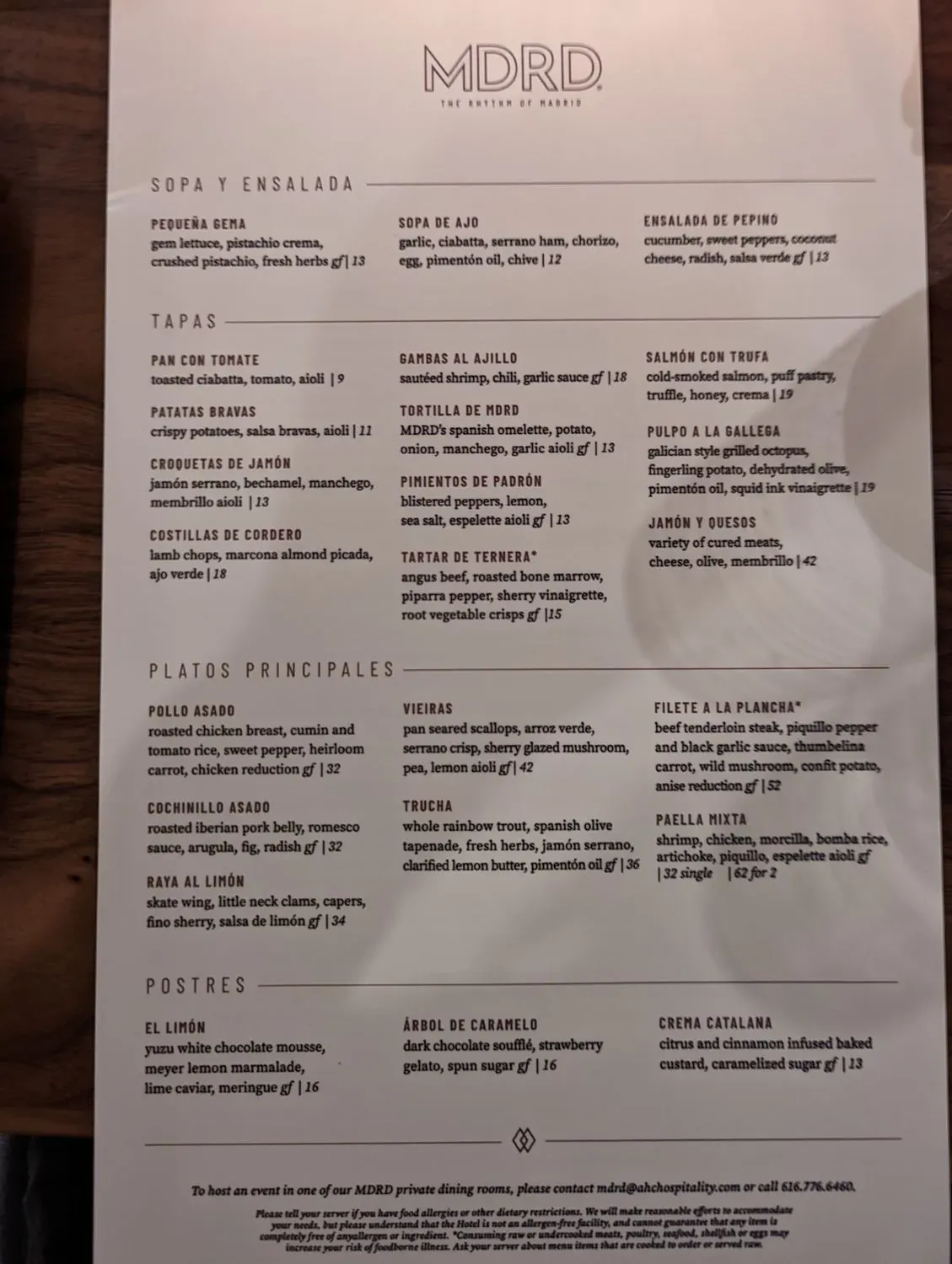 Menu 2