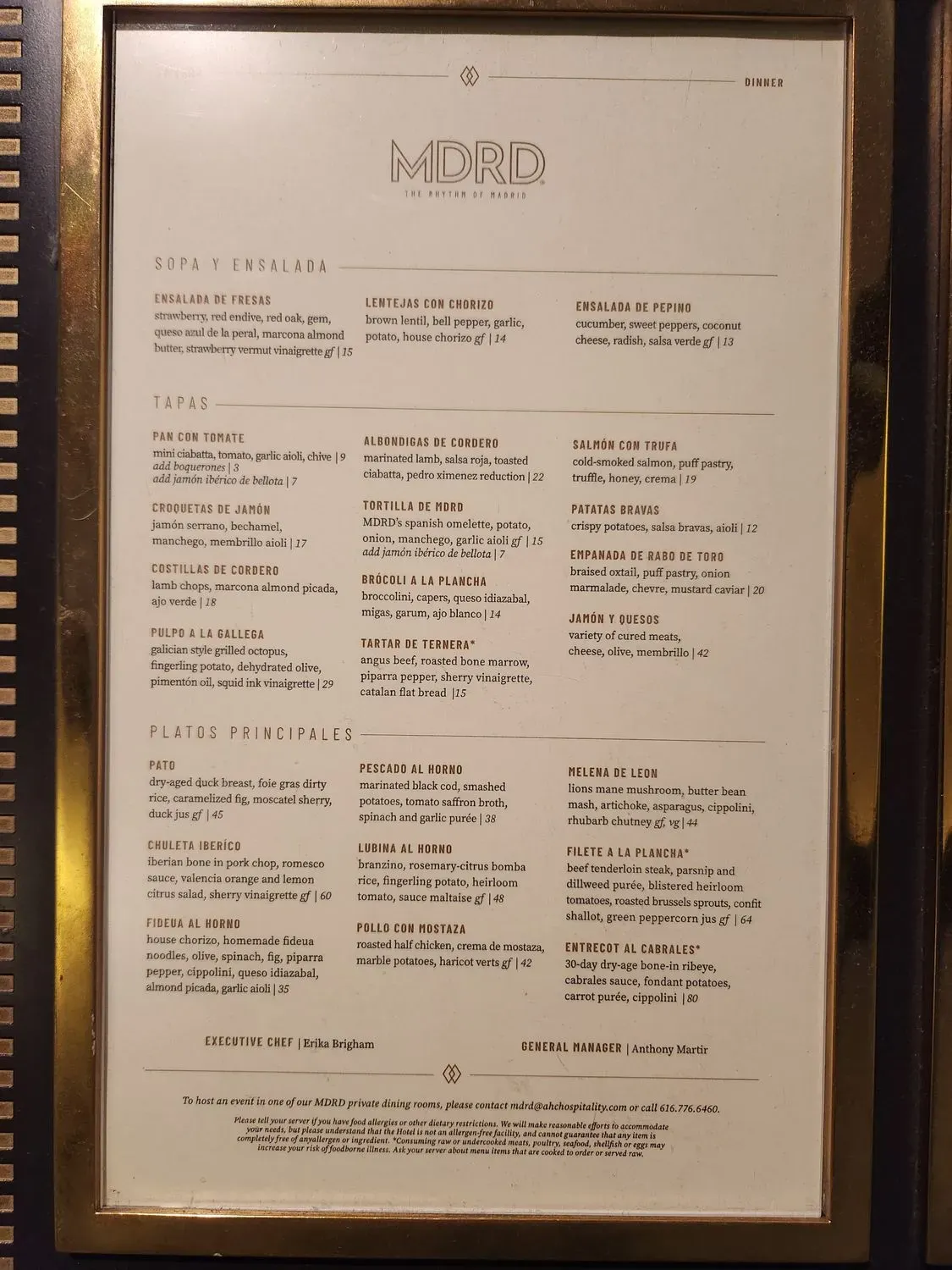 Menu 4