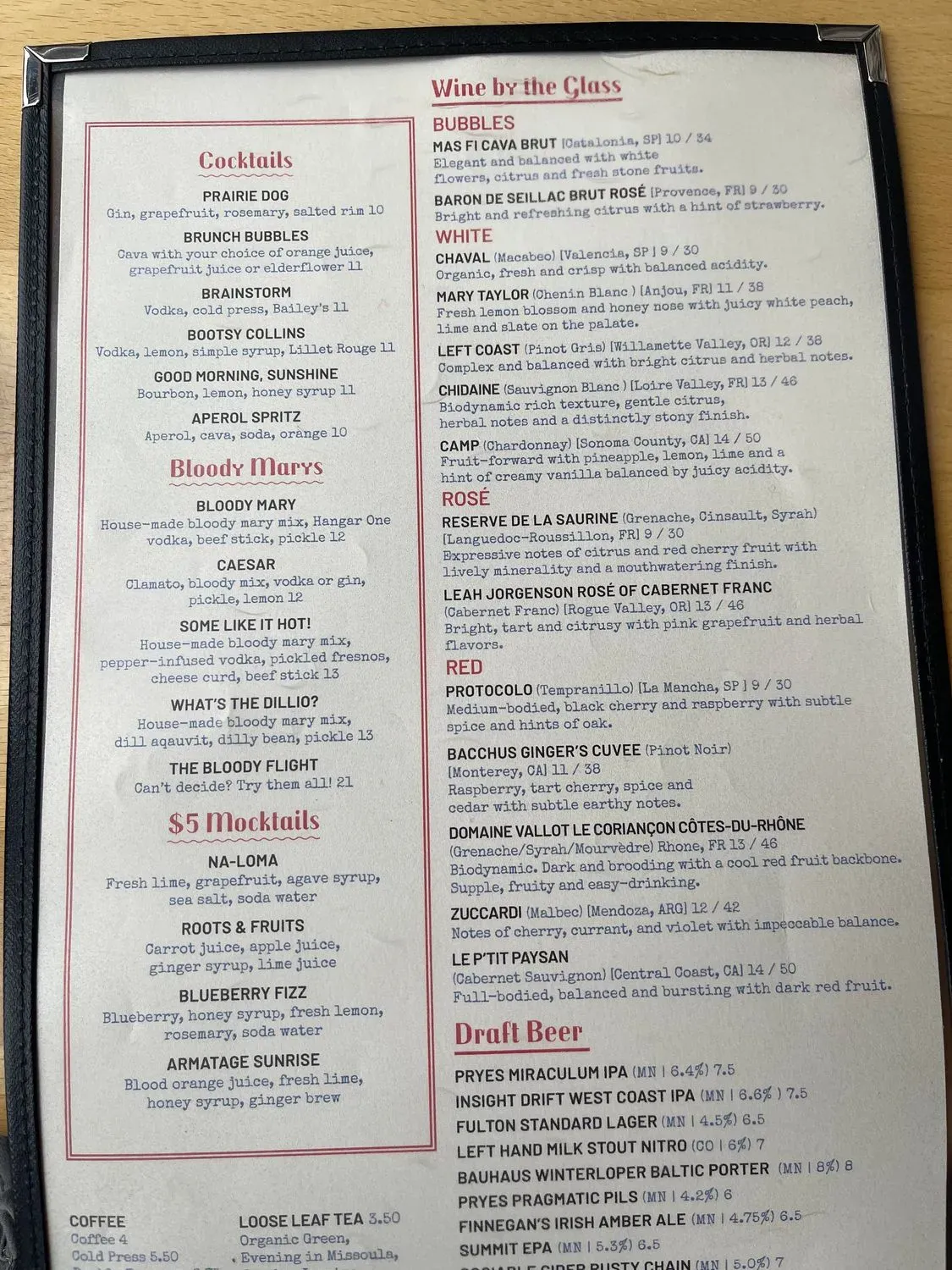 Menu 6