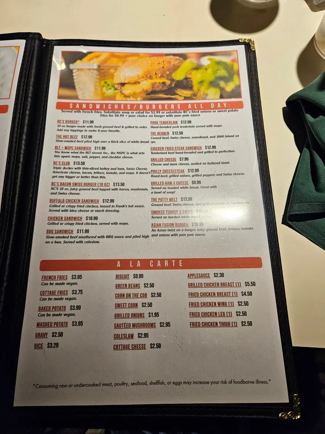 Menu 6