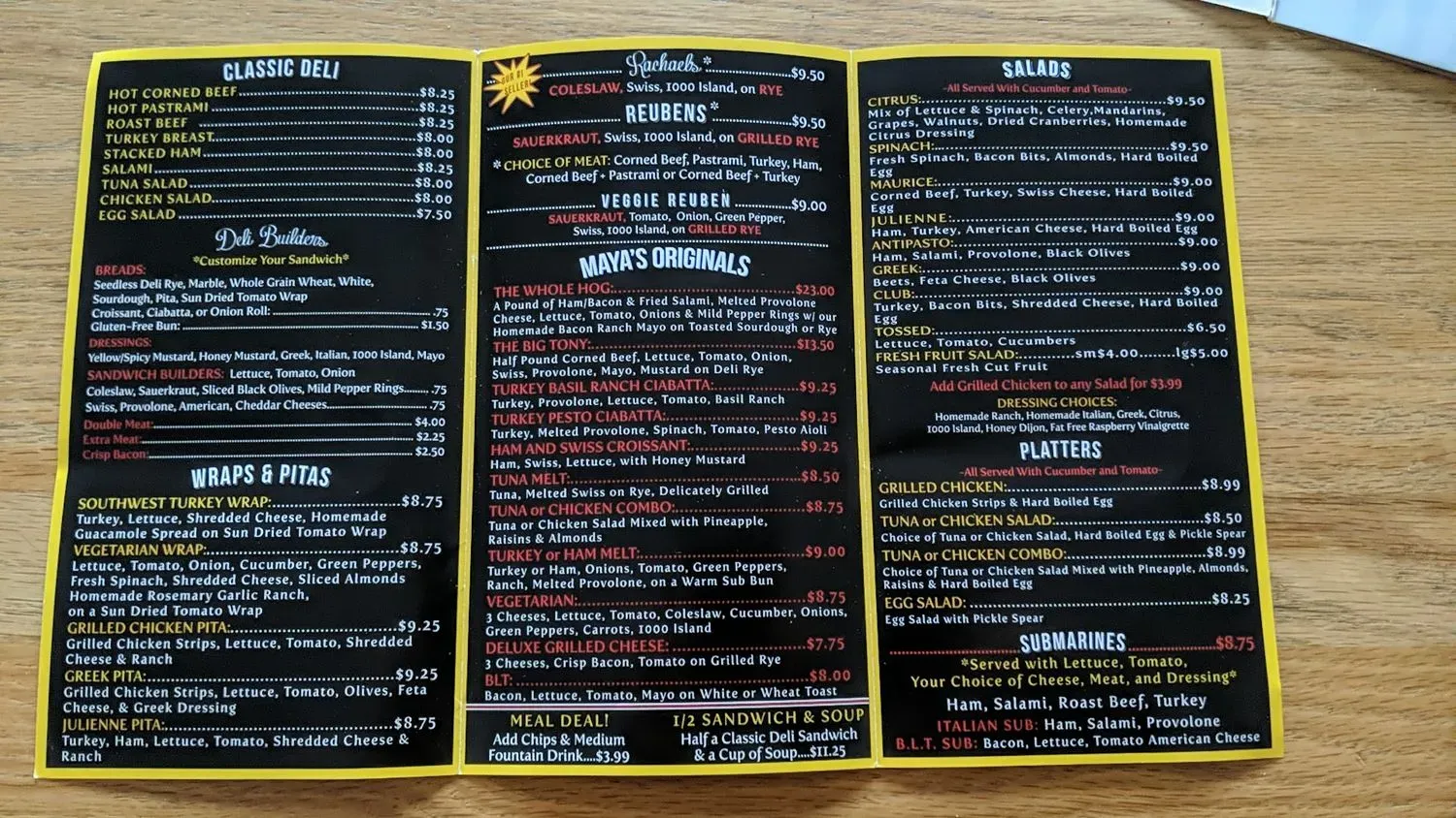 Menu 2