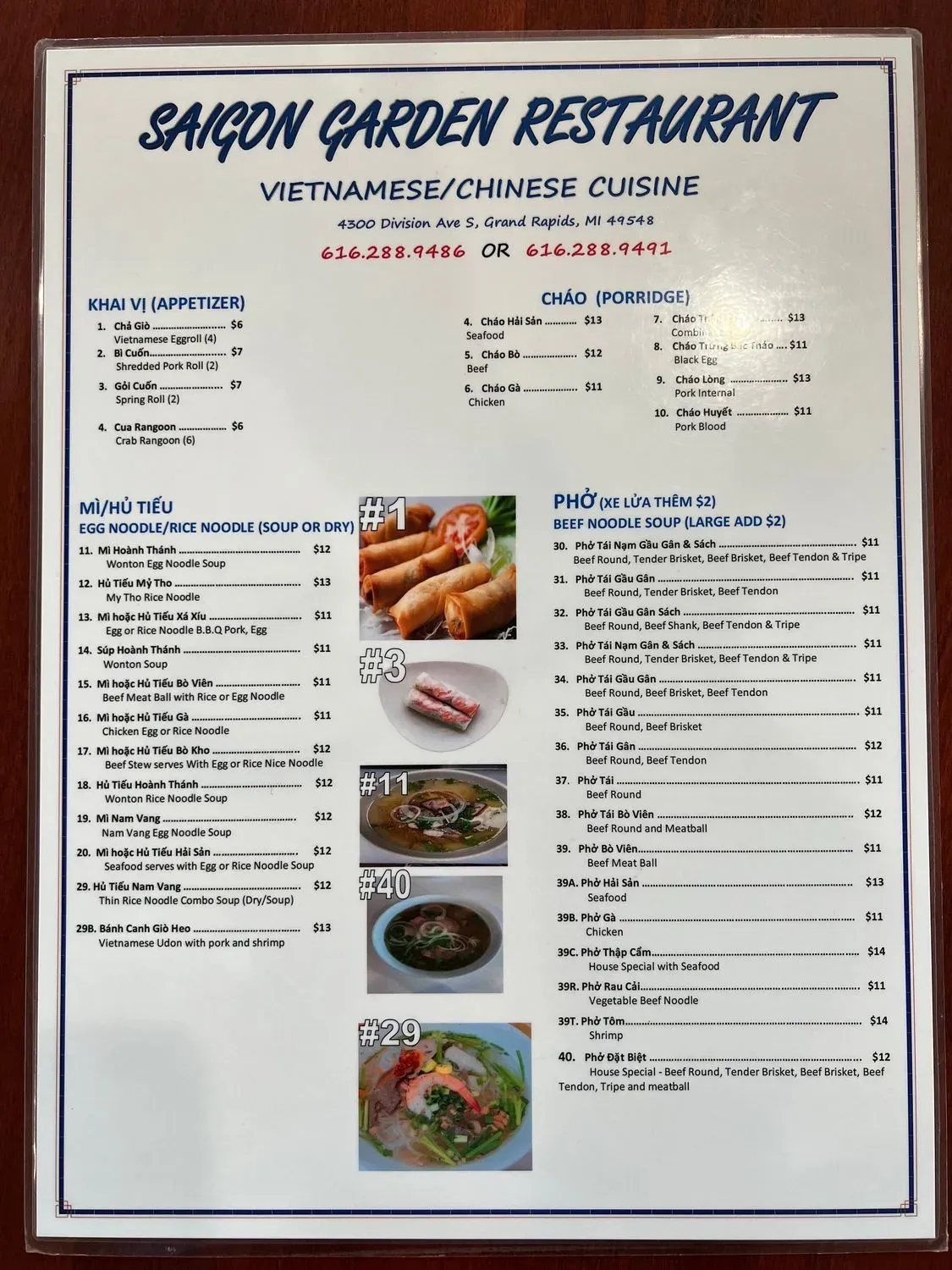 Menu 6