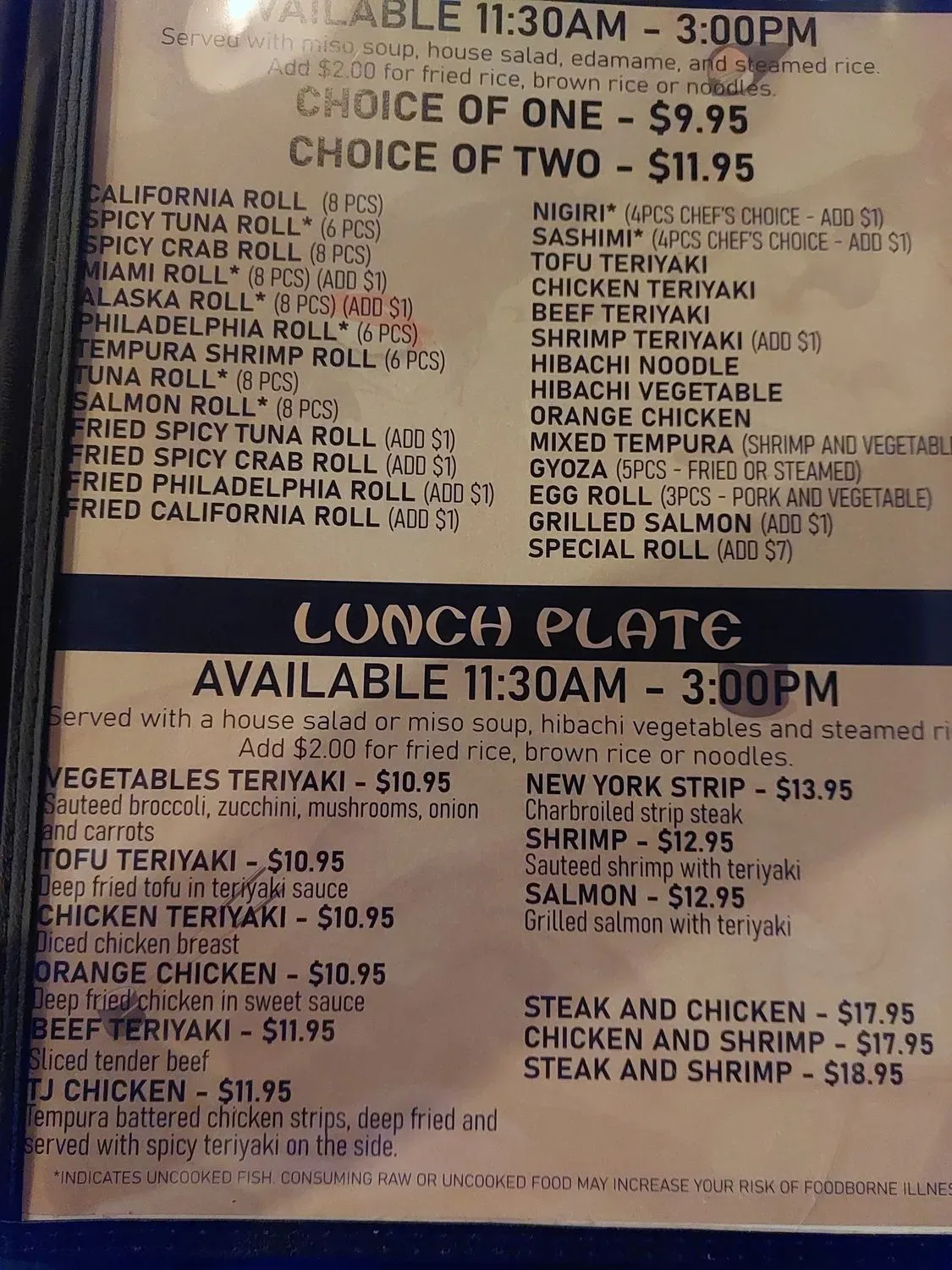 Menu 4