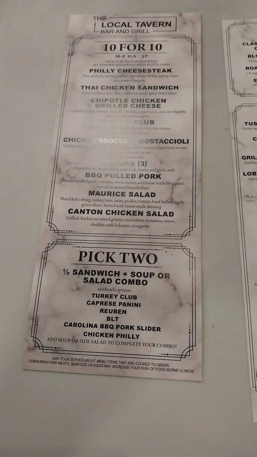 Menu 5