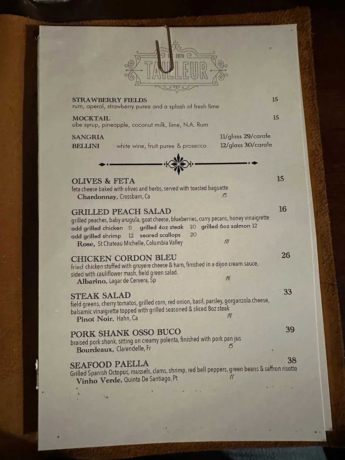 Menu 3