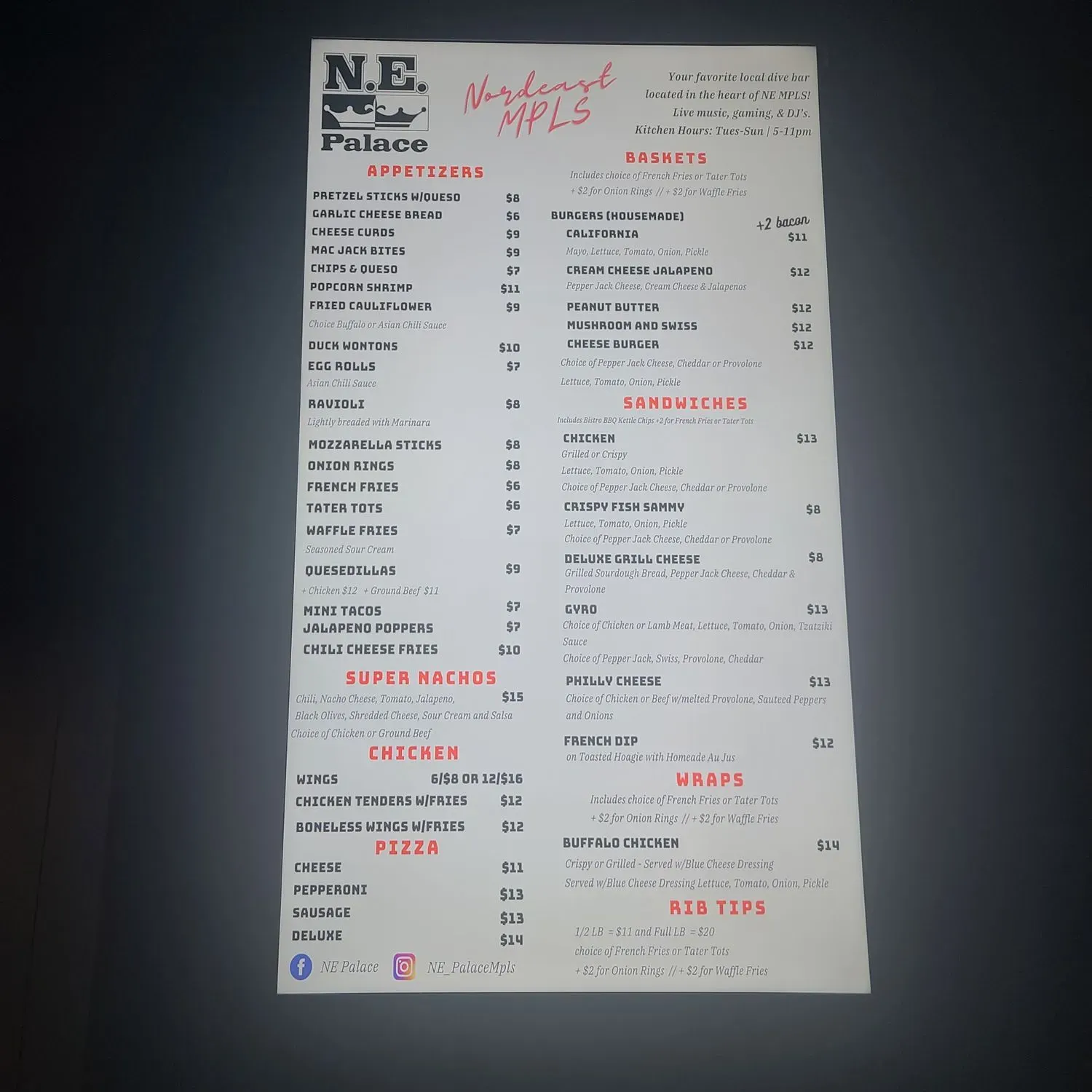 Menu 3