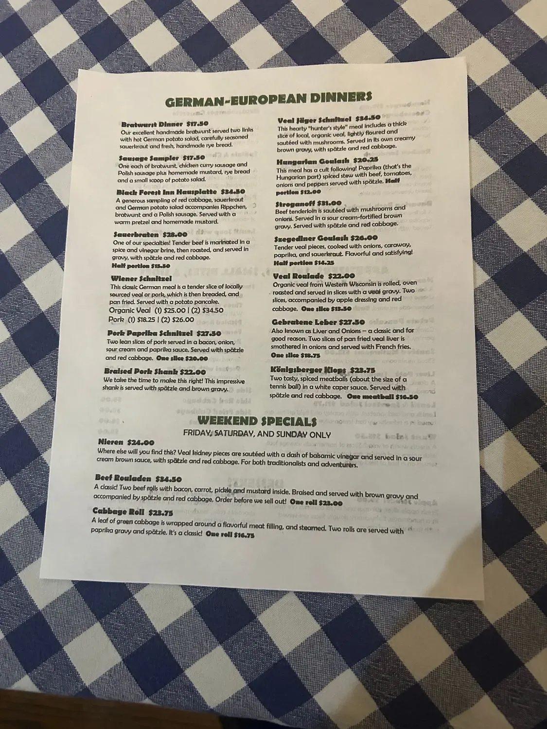 Menu 6