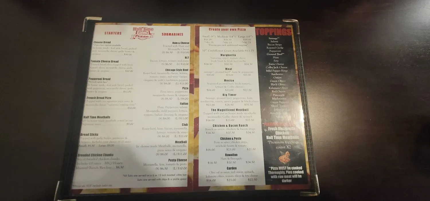 Menu 3