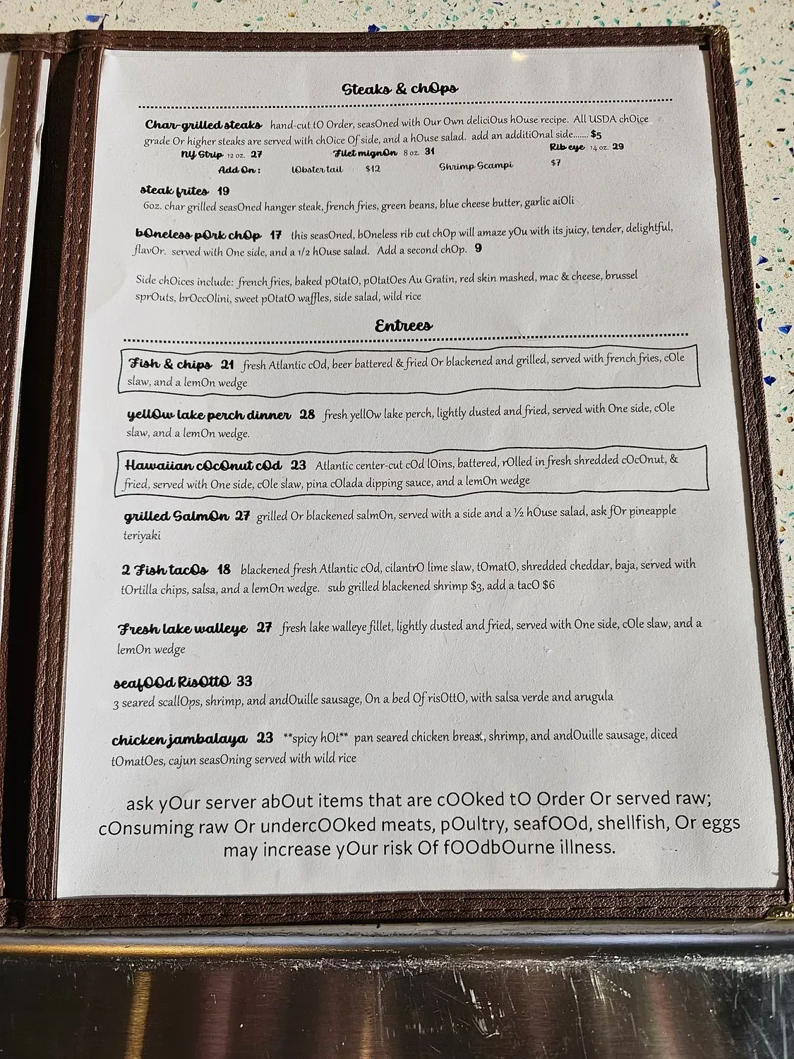 Menu 3