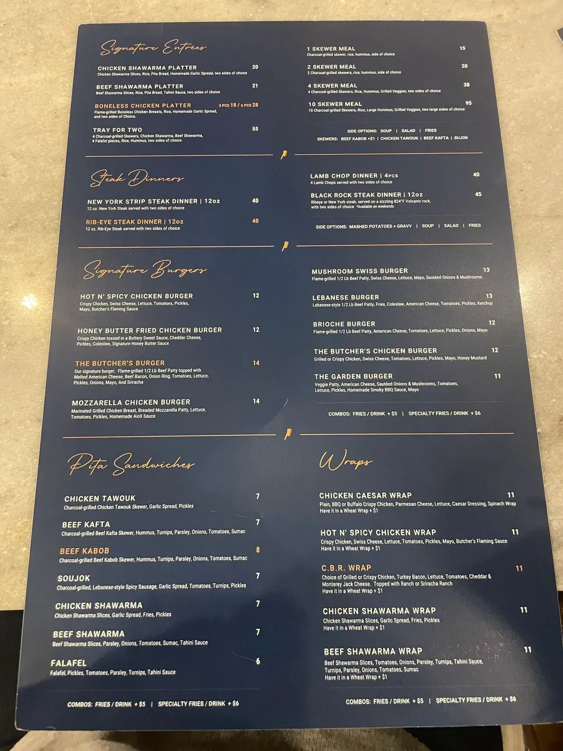 Menu 3