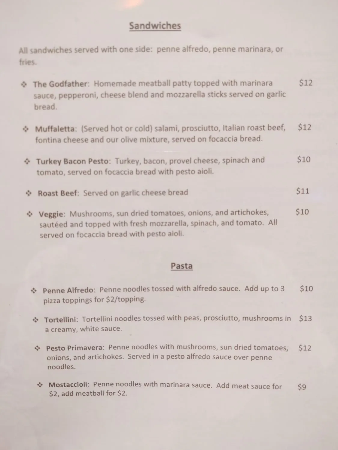 Menu 2