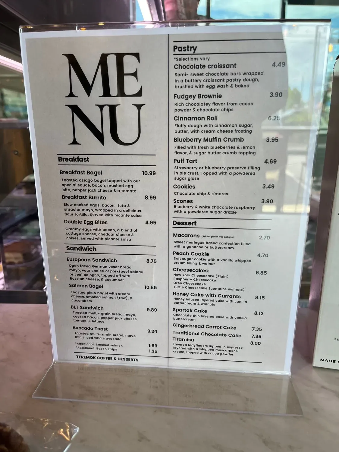 Menu 3