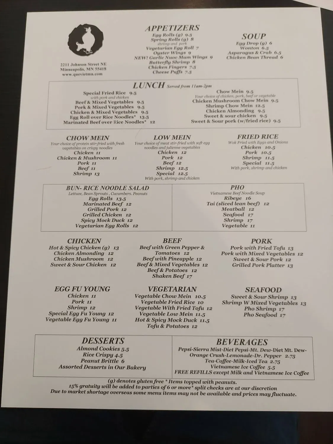 Menu 4