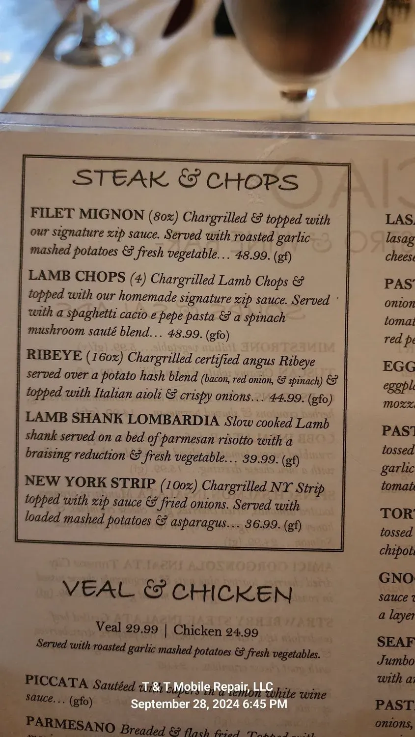 Menu 6