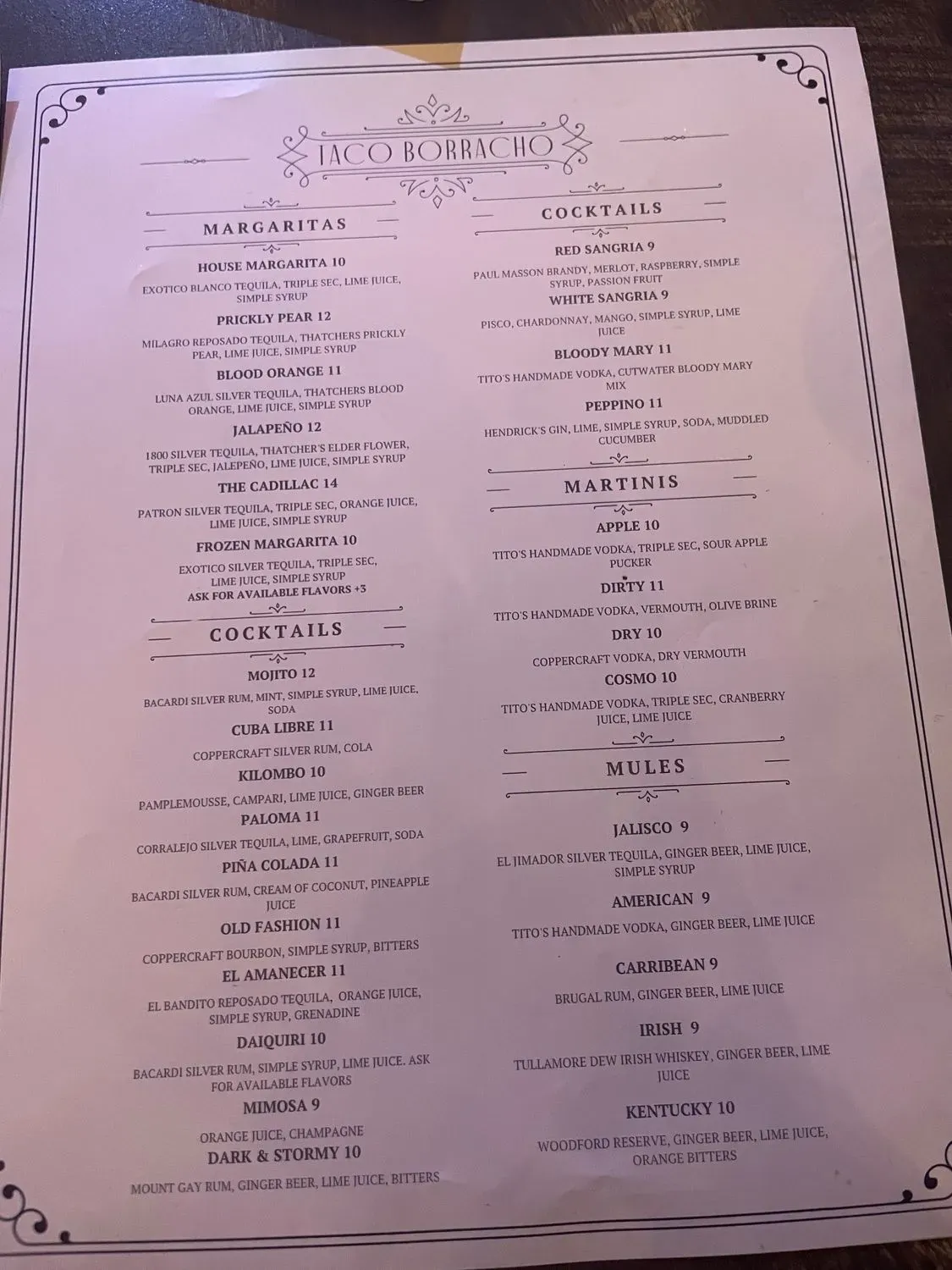 Menu 6