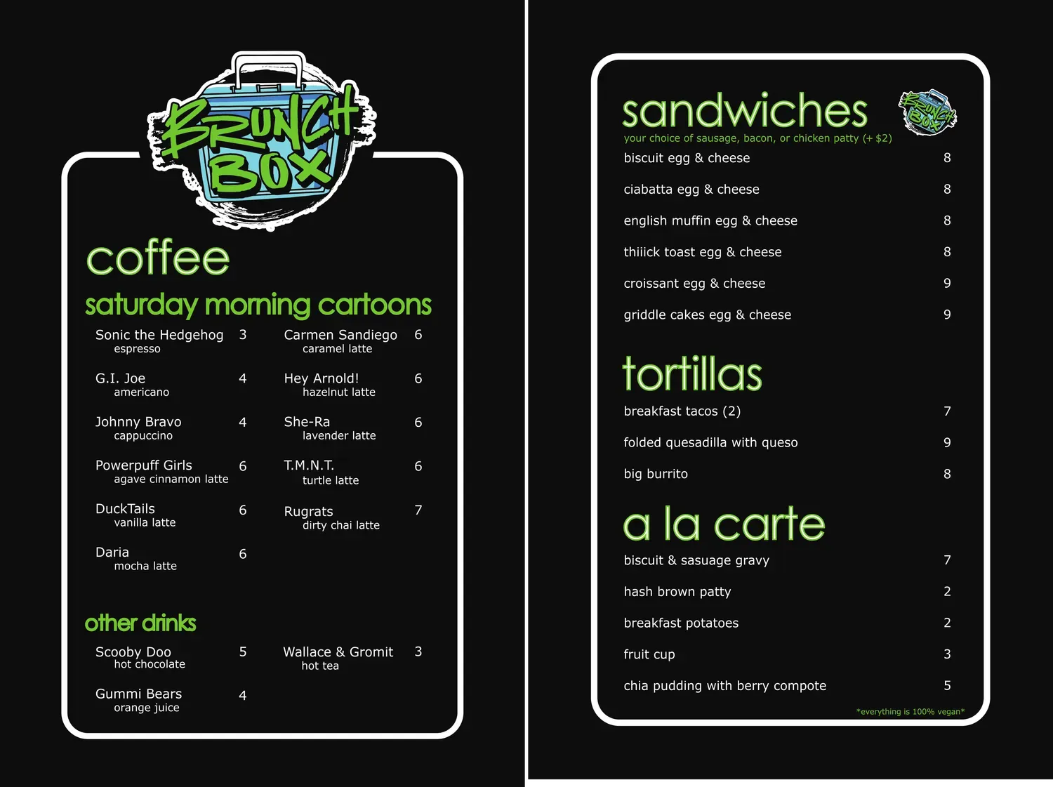 Menu 3