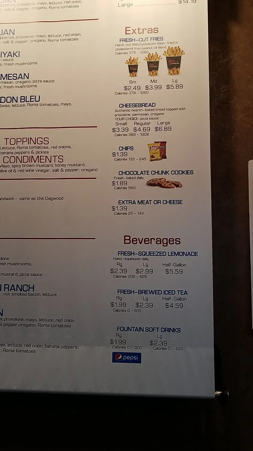 Menu 2