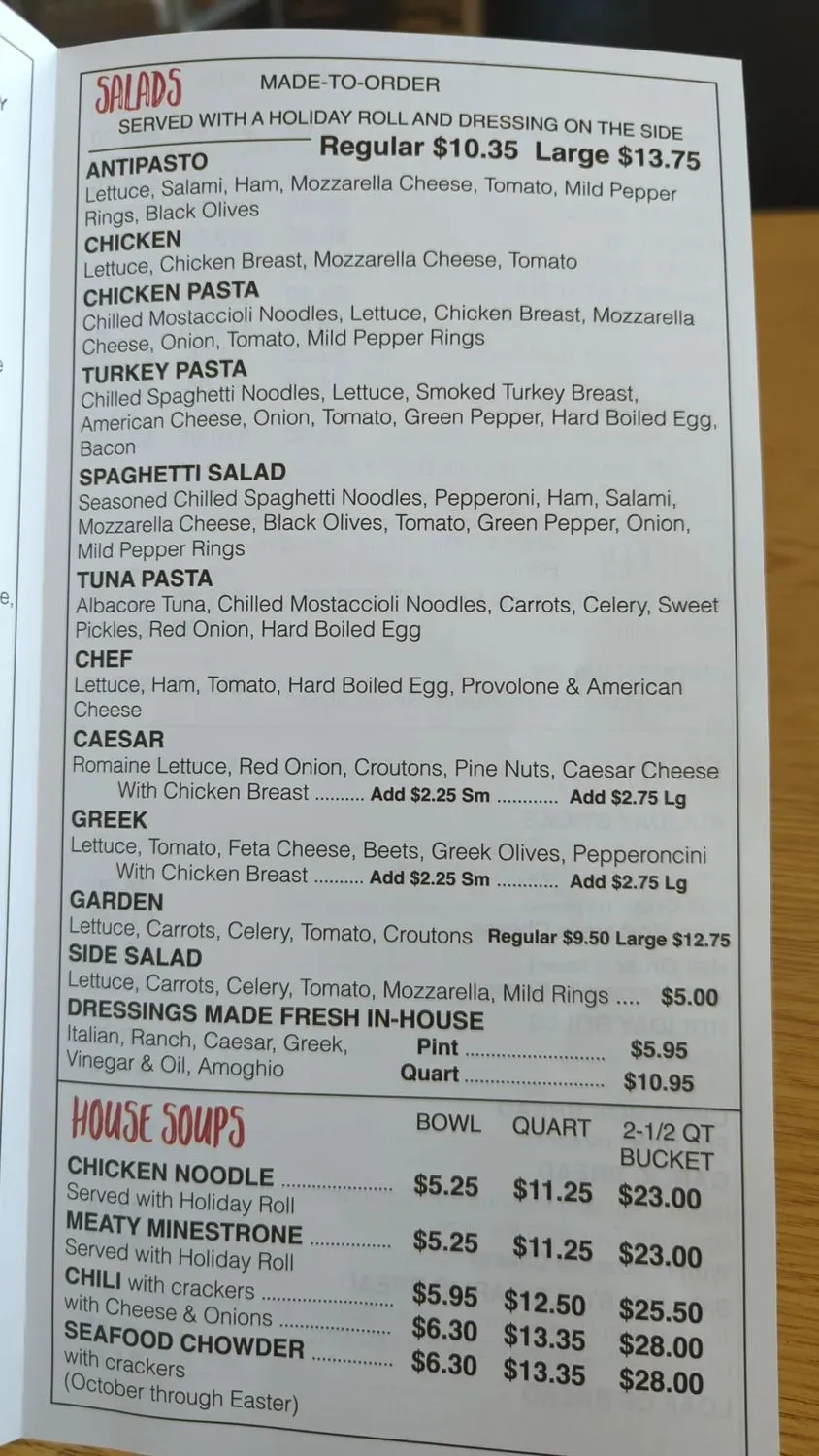 Menu 4