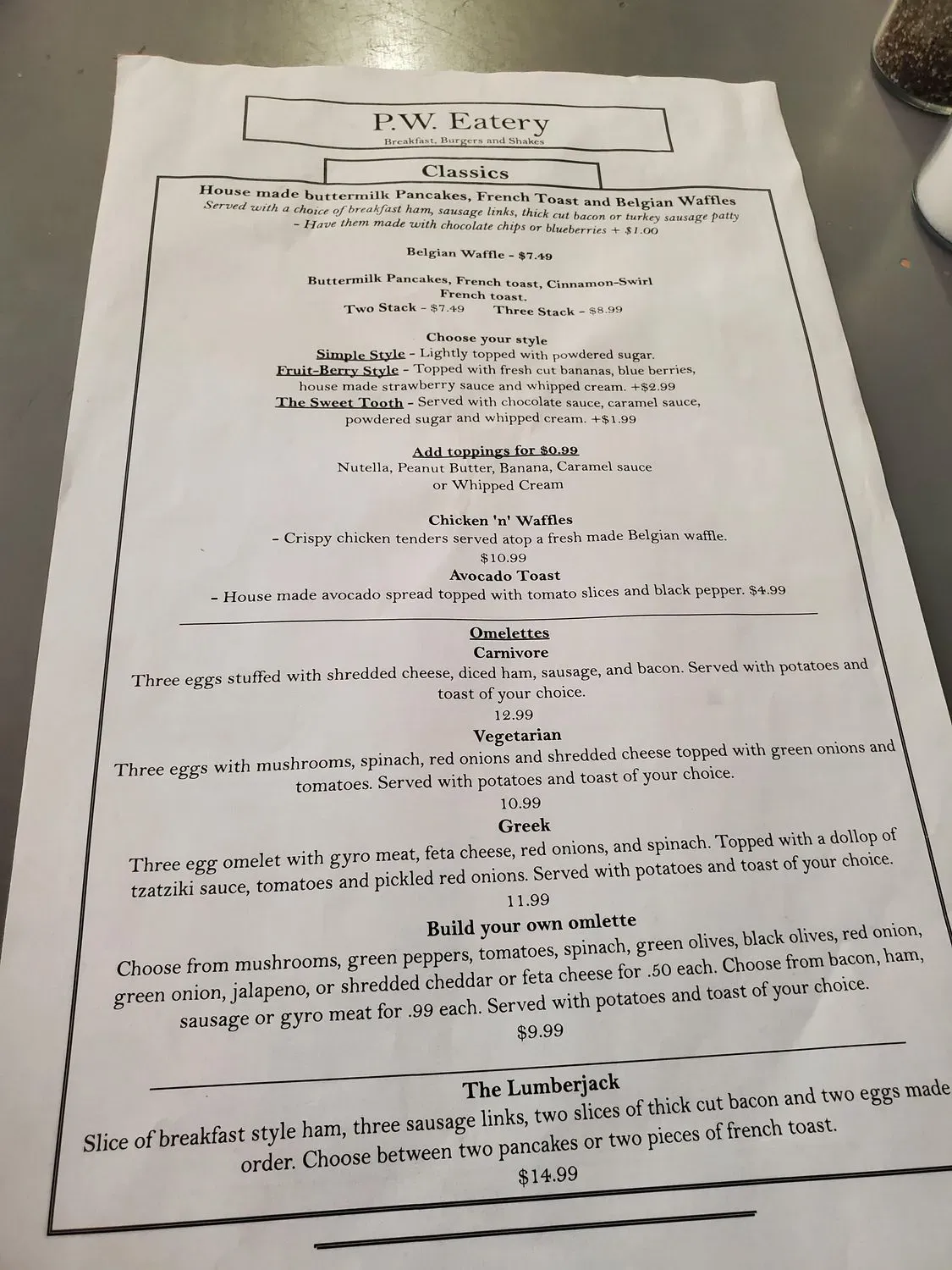 Menu 4