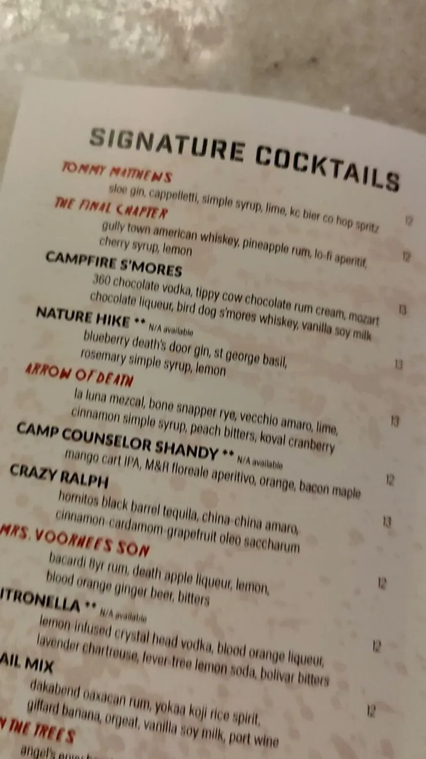 Menu 5