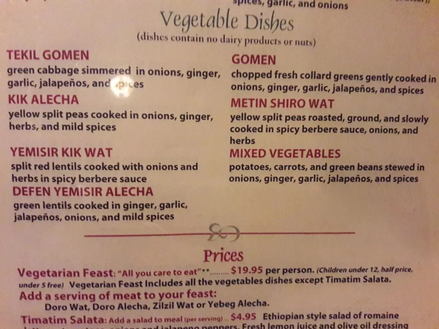 Menu 6