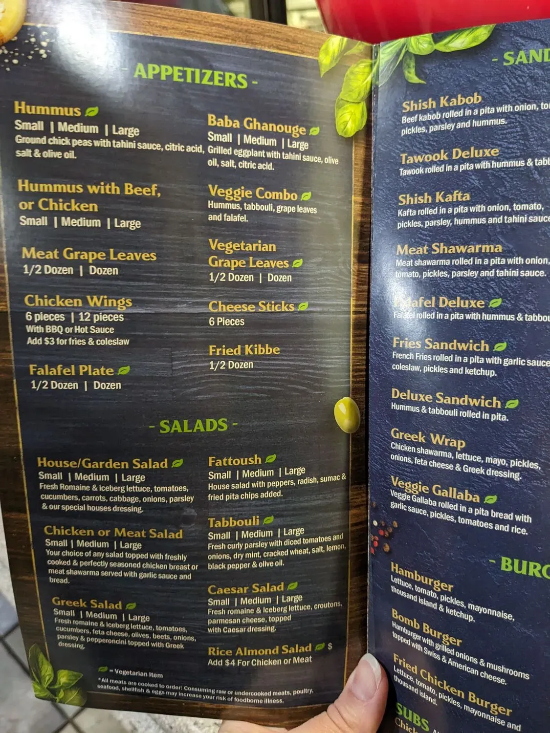 Menu 4