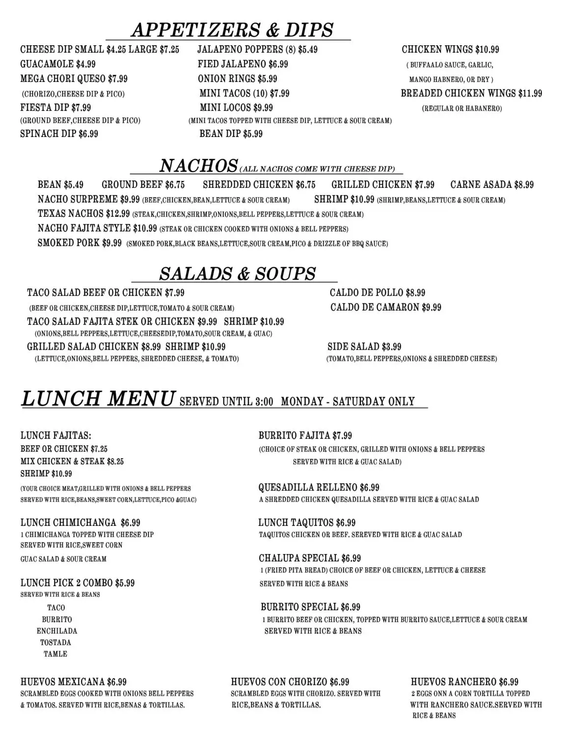 Menu 4