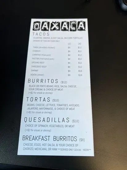 Menu 5