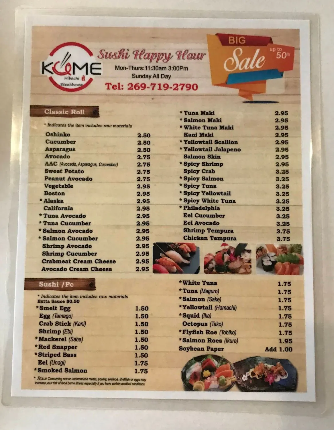 Menu 4