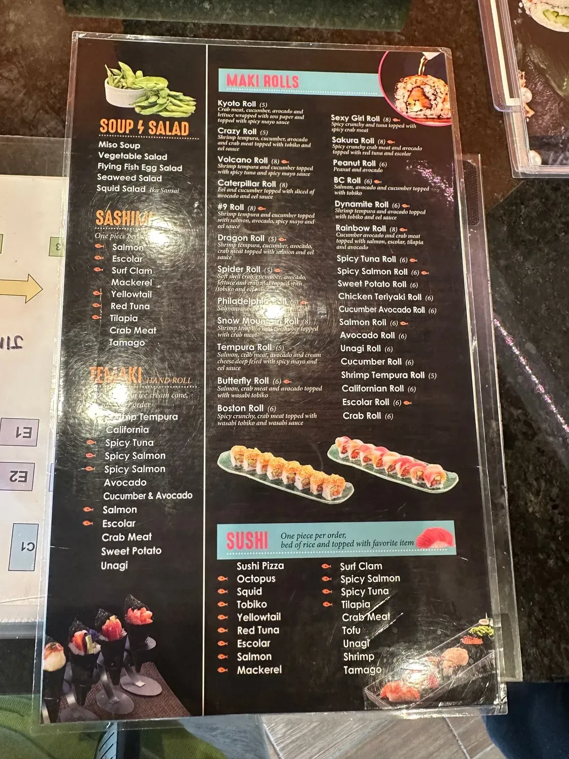 Menu 6