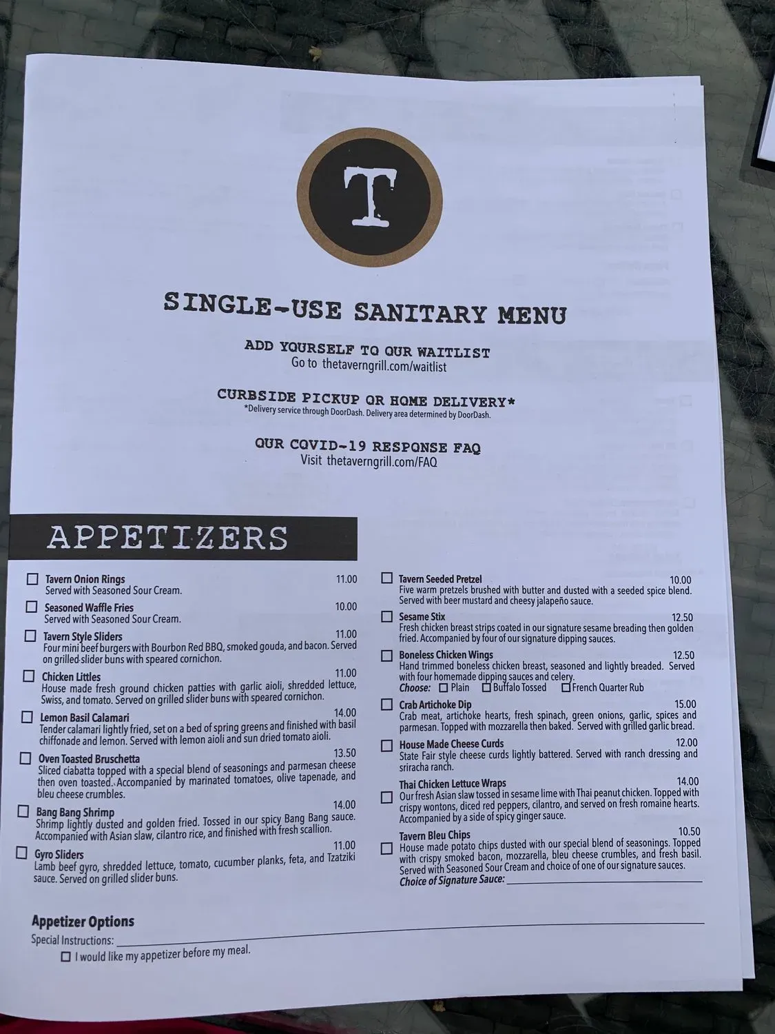 Menu 4