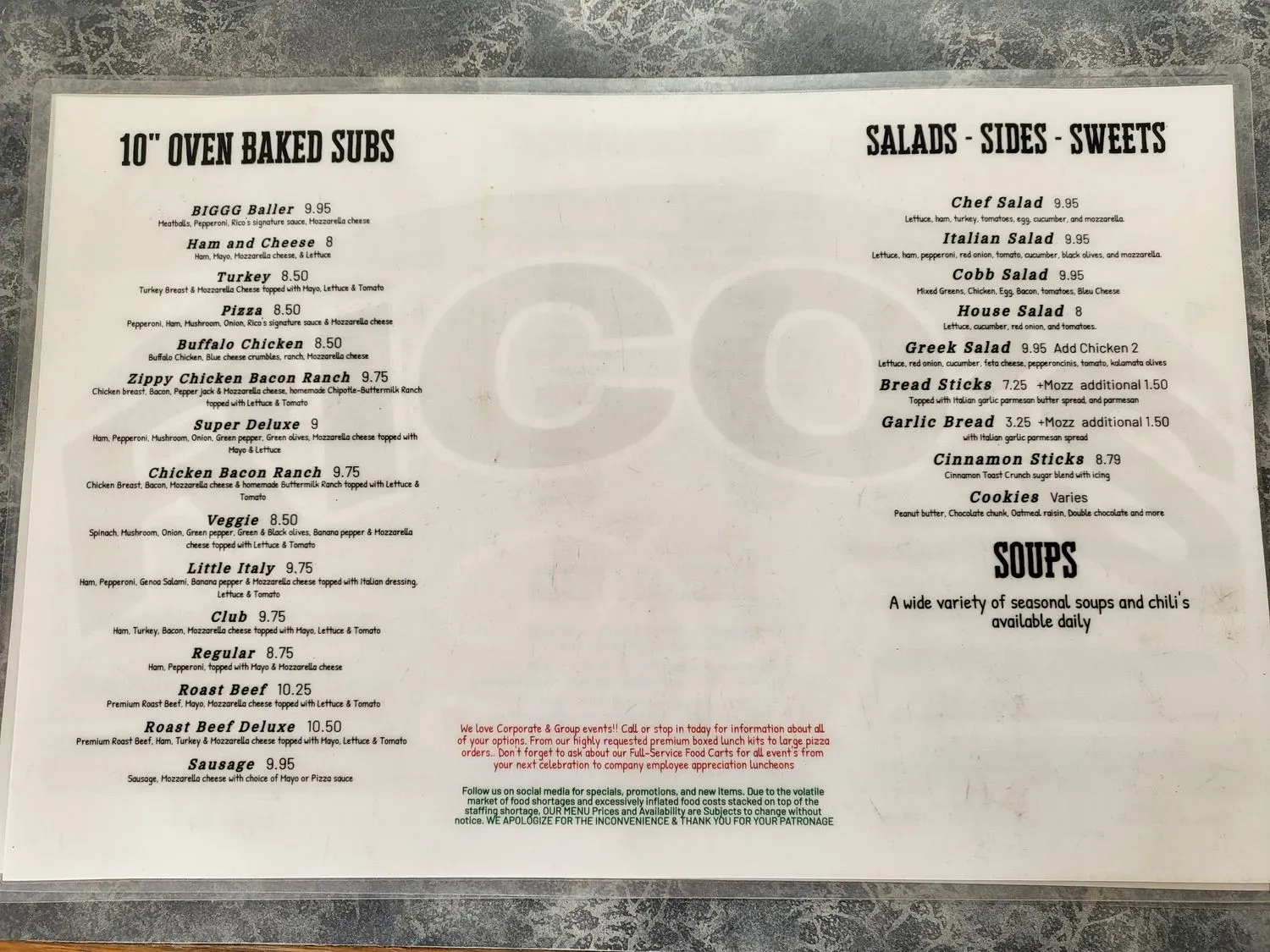 Menu 2