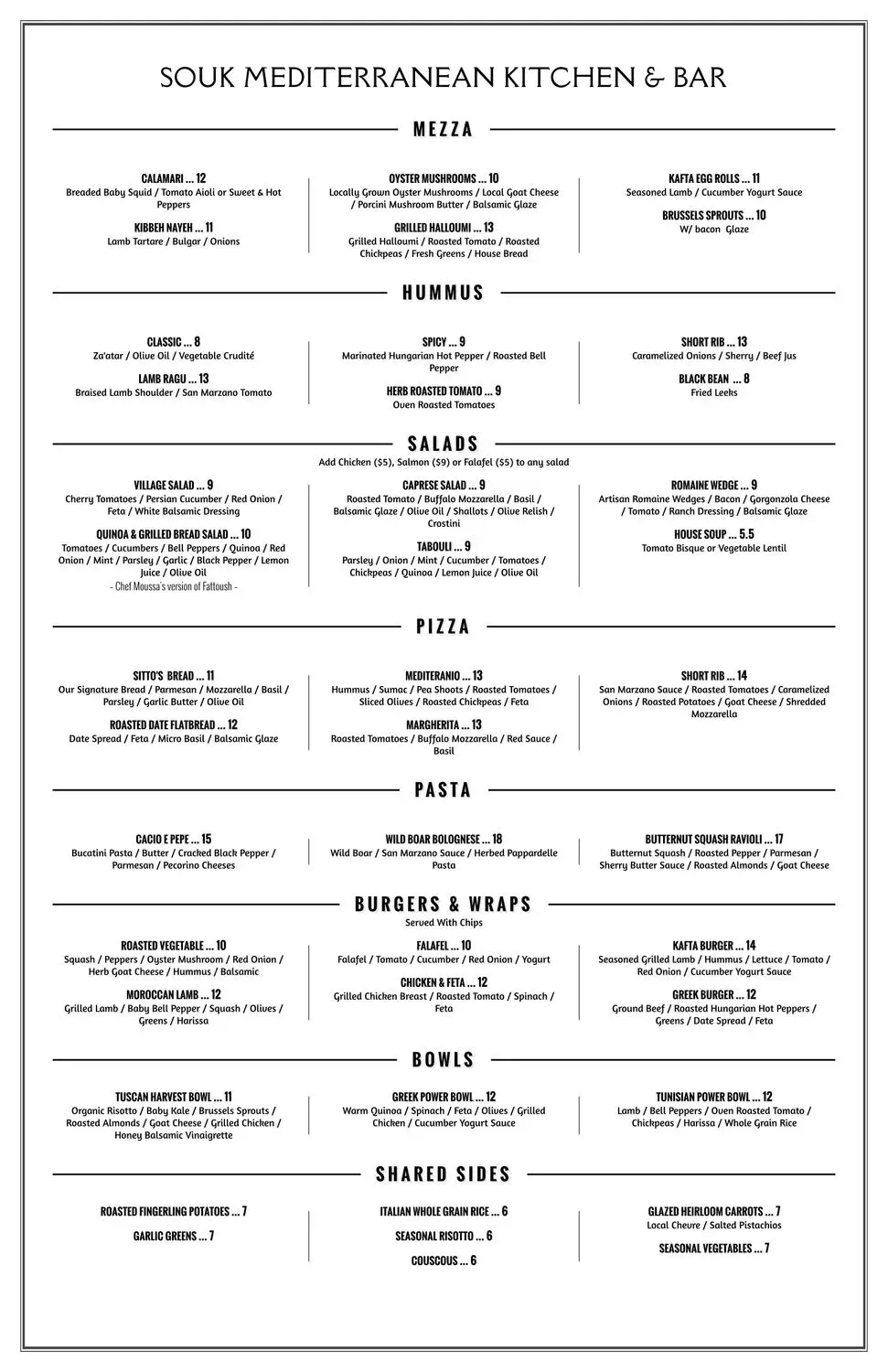 Menu 4