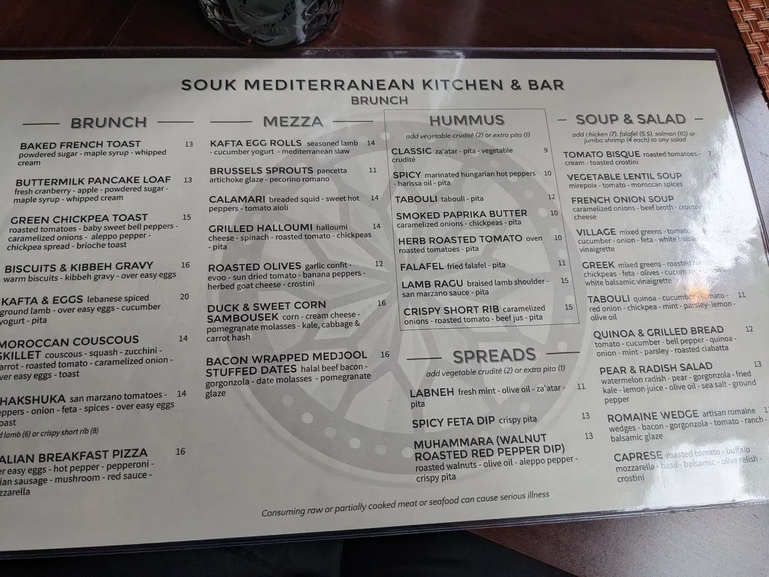 Menu 6