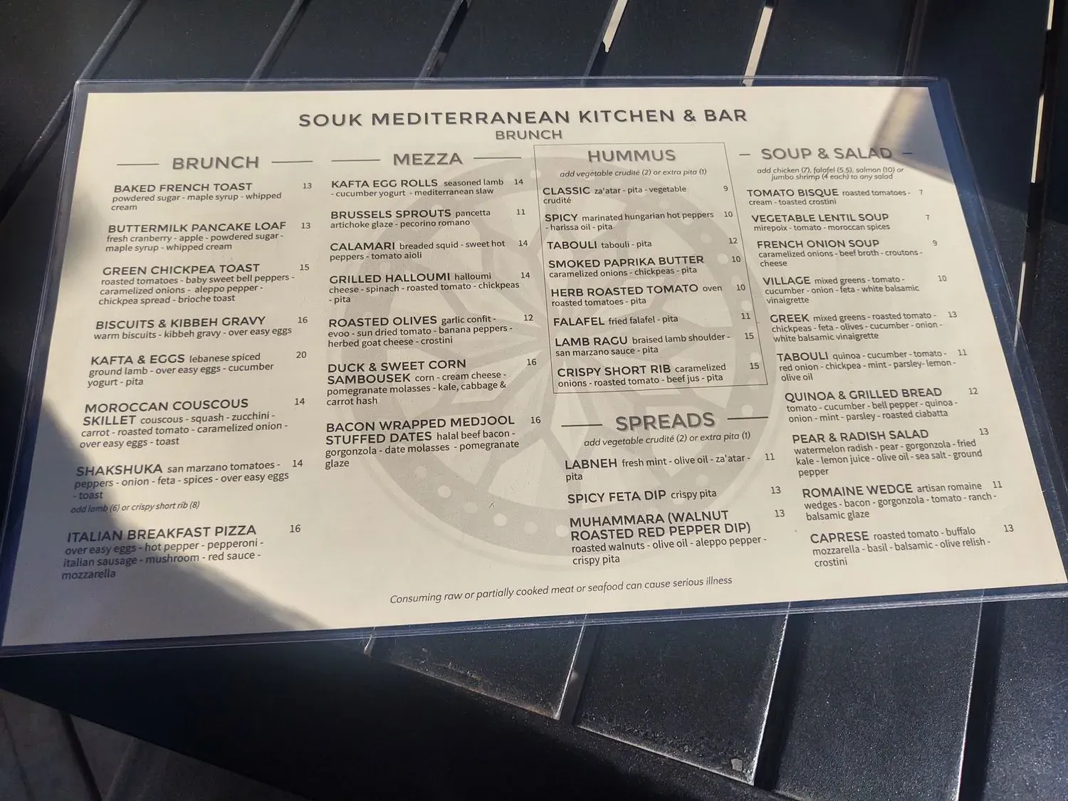 Menu 5