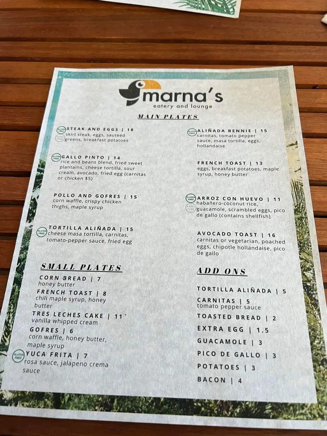 Menu 2