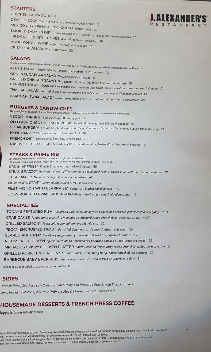 Menu 4