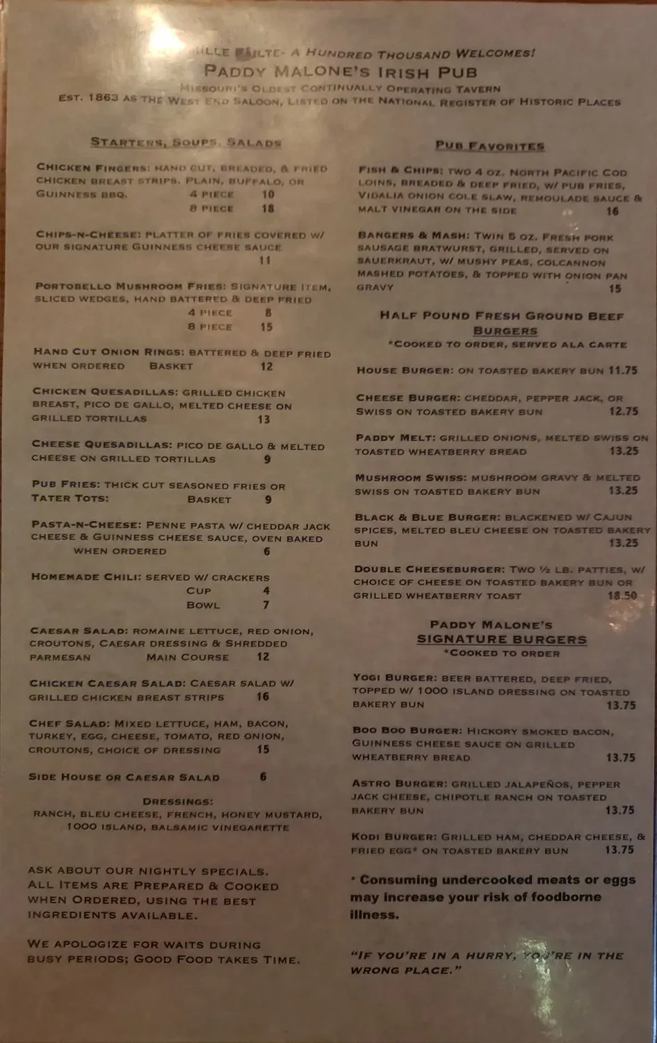 Menu 2