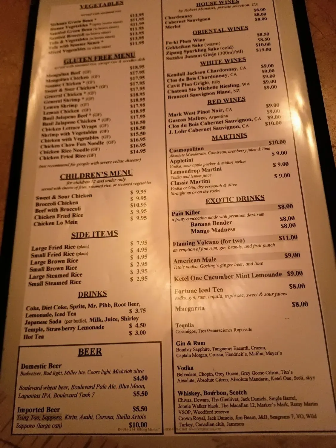 Menu 2