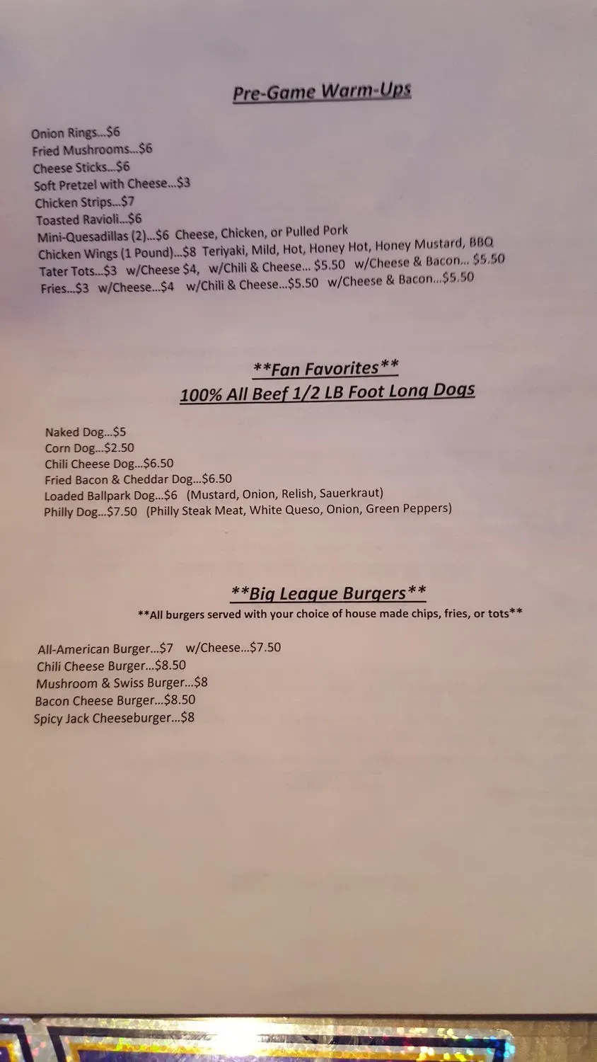 Menu 5