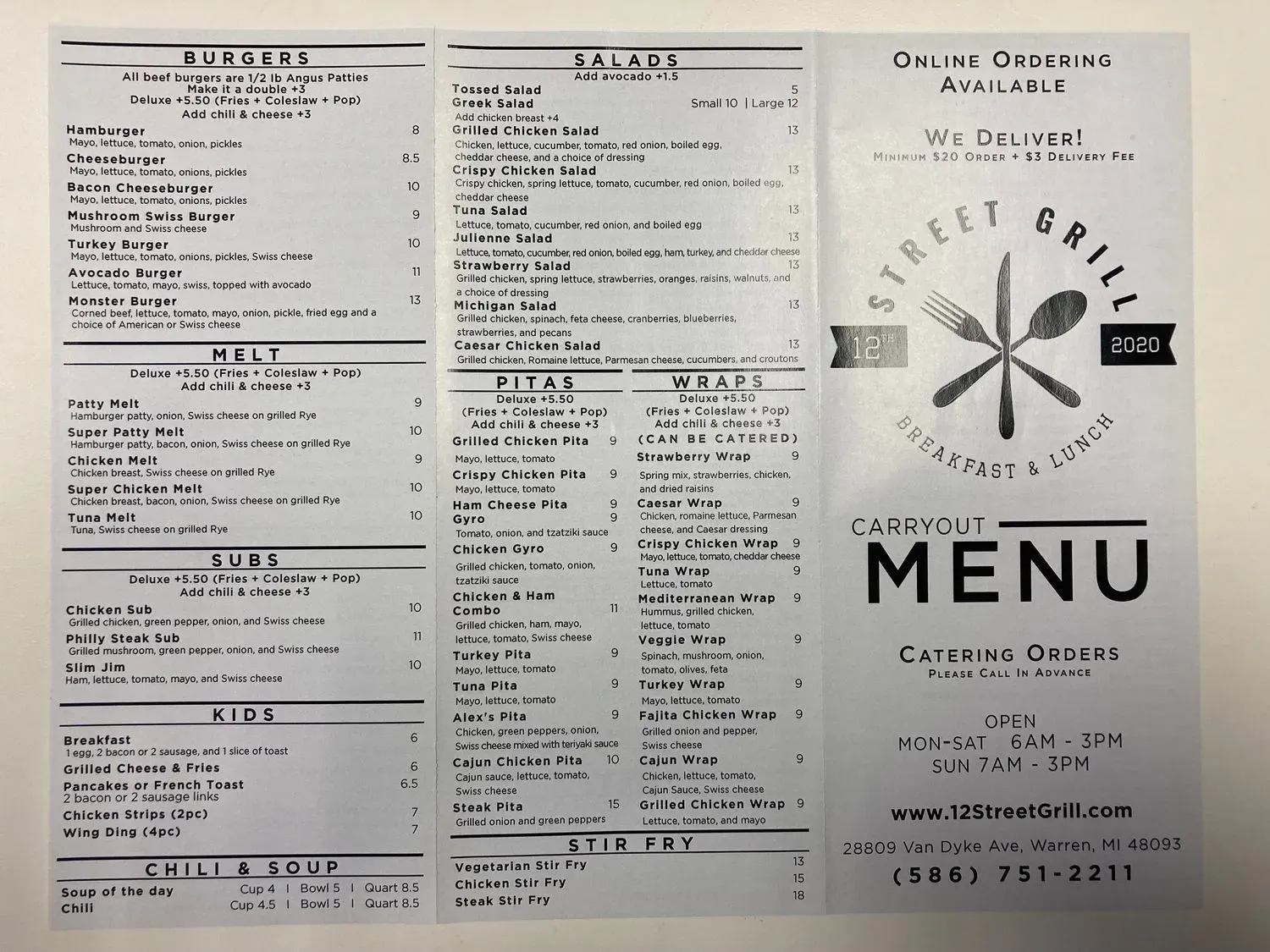 Menu 3